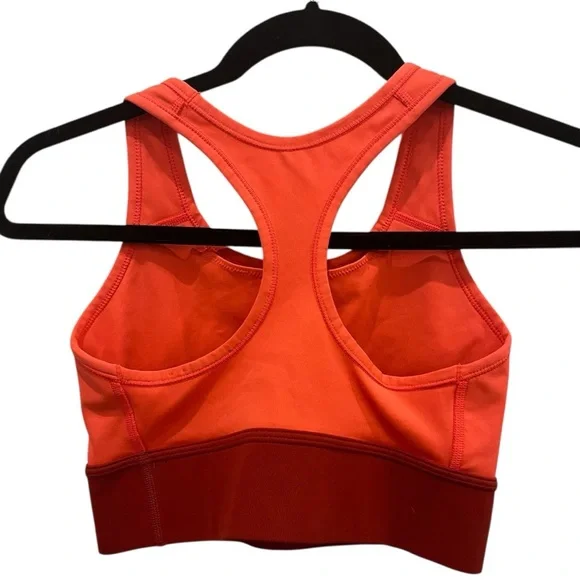 Nike Women's Bright Orange Sports Bra Size Small - Picture 2 of 4